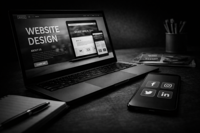 websites, applications and social media integration